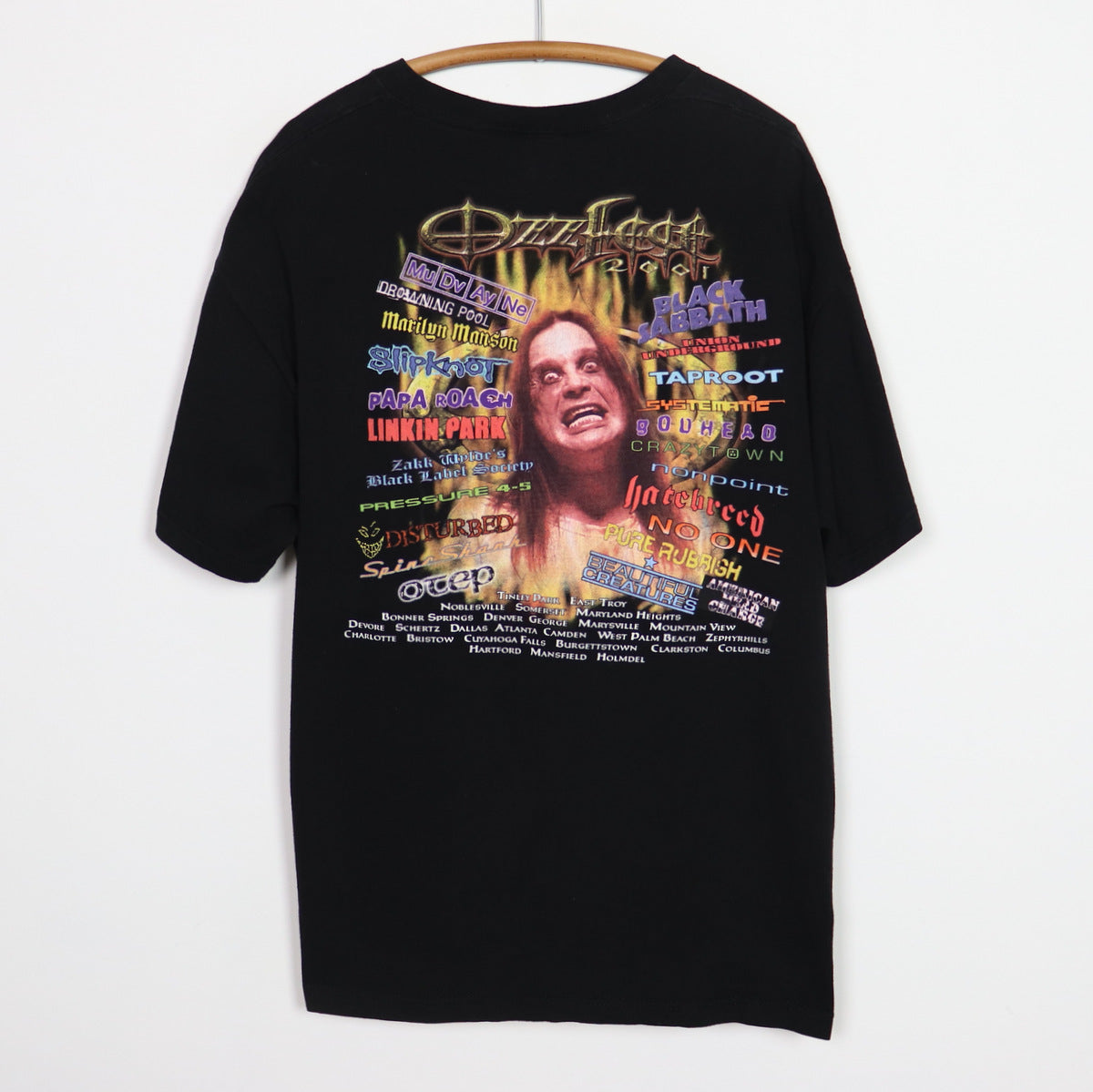 2001 Ozzy Osbourne Ozzfest Concert Shirt – WyCo Vintage