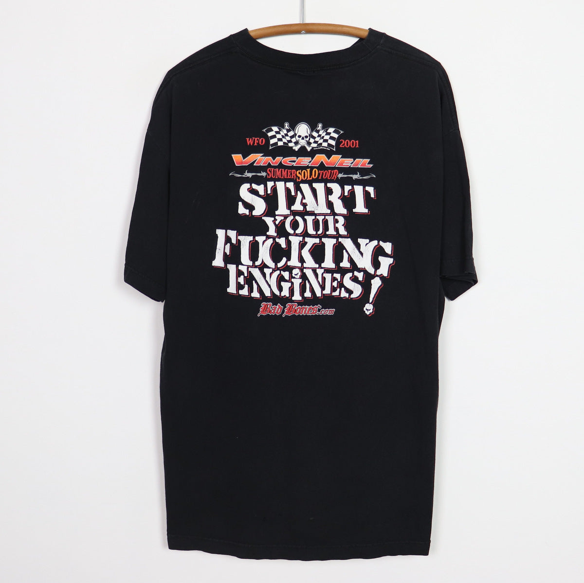 2001 Vince Neil Summer Solo Tour Shirt | Authentic Vintage Tee