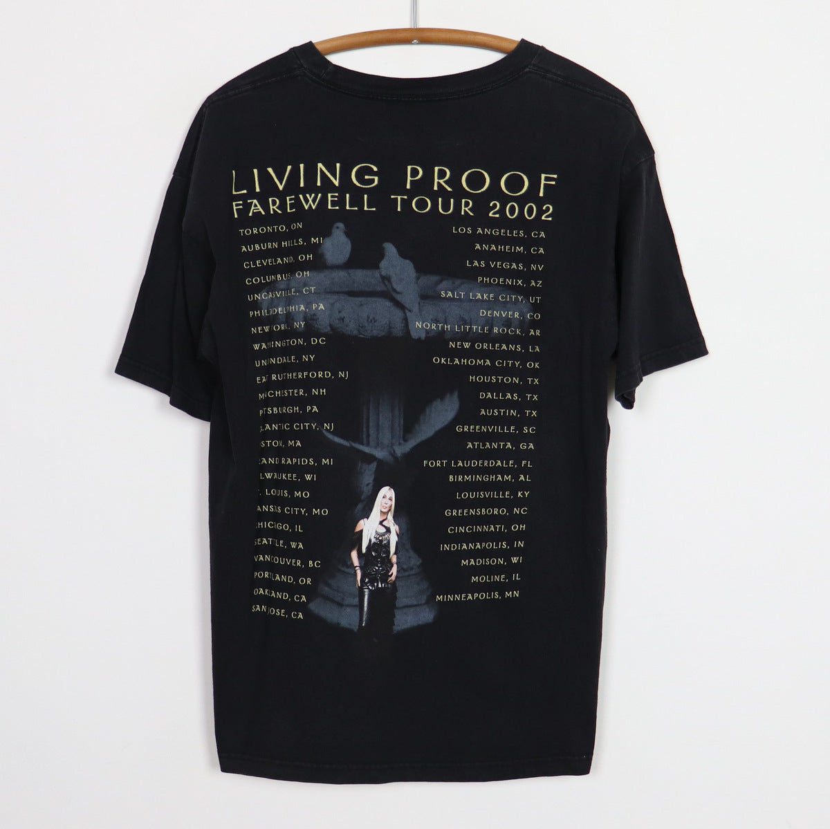 2002 Cher Living Proof Farewell Tour Shirt