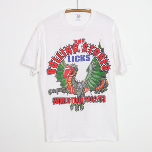 2002 Rolling Stones Licks World Tour Shirt