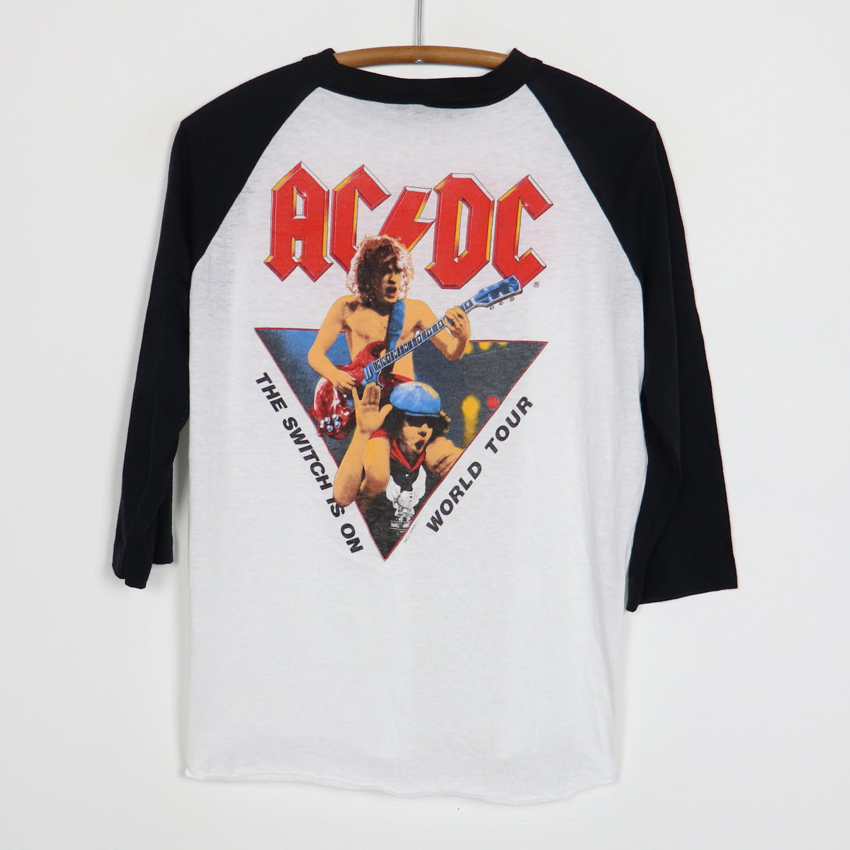 1983 ACDC Flick Of The Switch Tour Jersey Shirt | WyCo Vintage