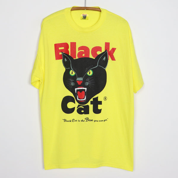 1990s Black Cat Fireworks Shirt | Authentic Vintage Tee – WyCo Vintage