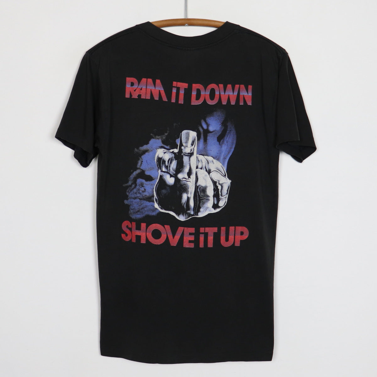 1988 Judas Priest Ram It Down Shove It Up Shirt – WyCo Vintage