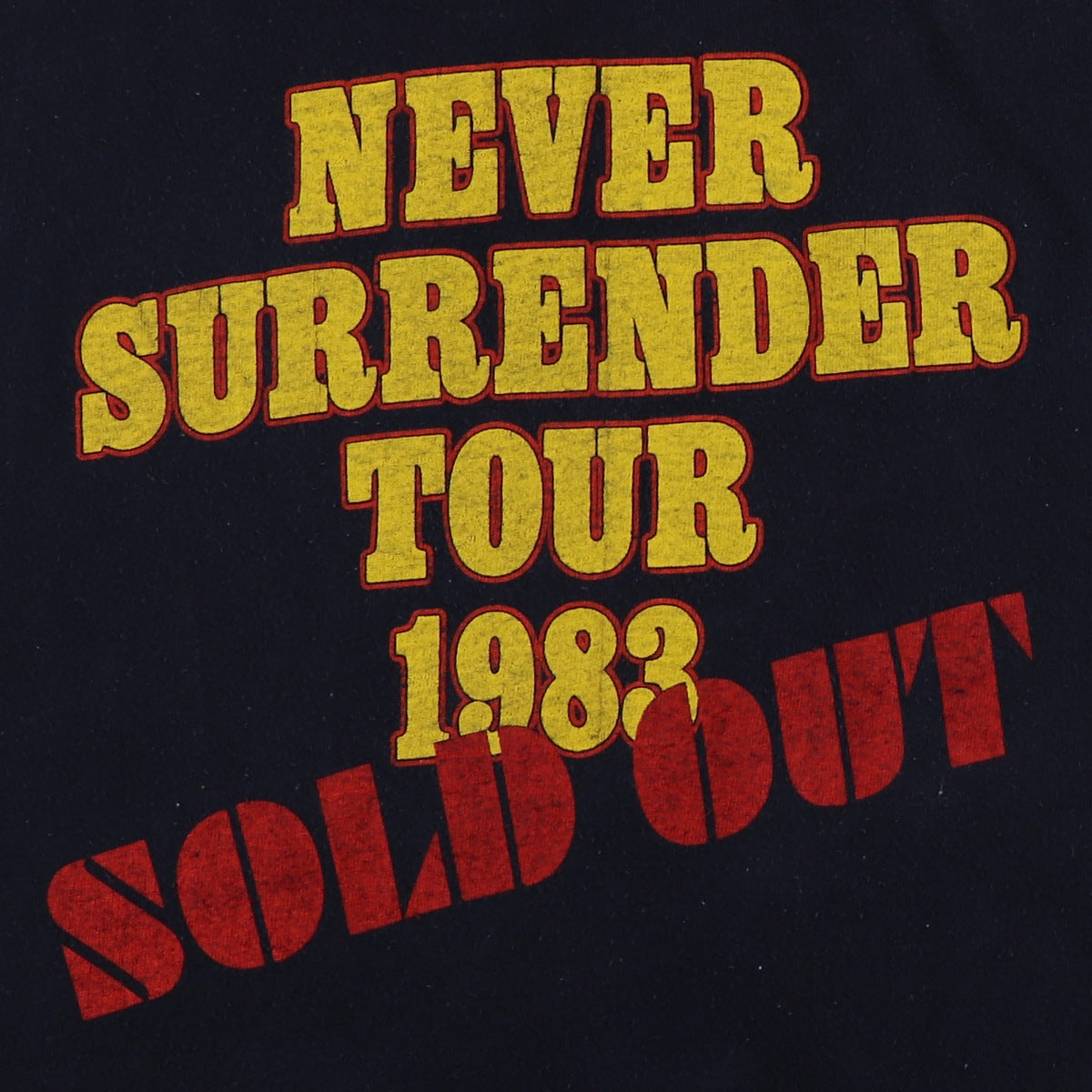 1982 Triumph Never Surrender Tour Shirt