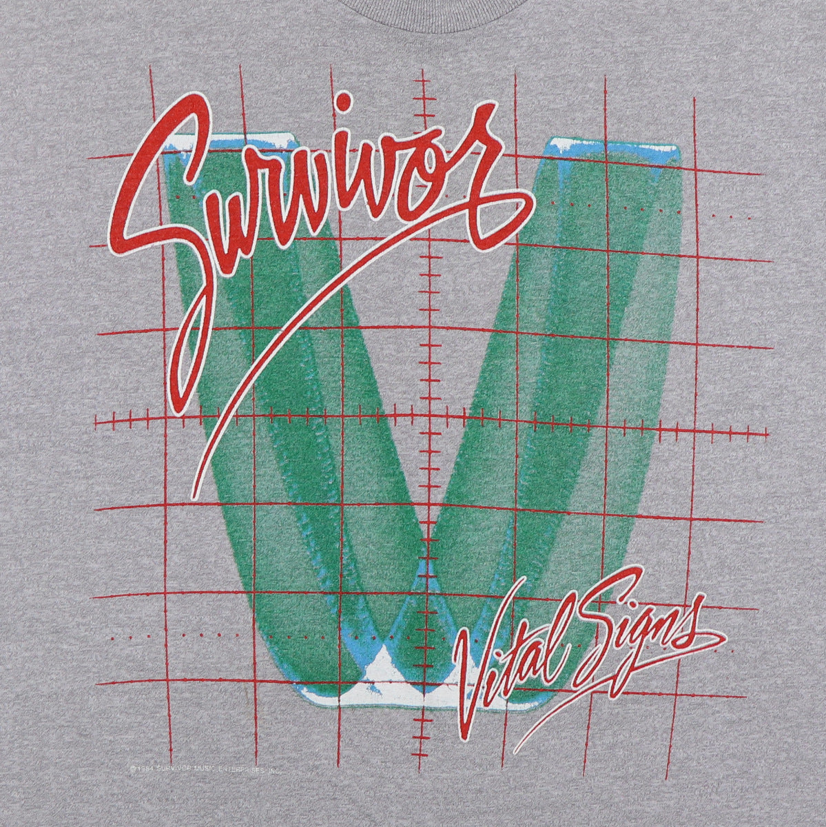 1984 Survivor Vital Signs Tour Shirt