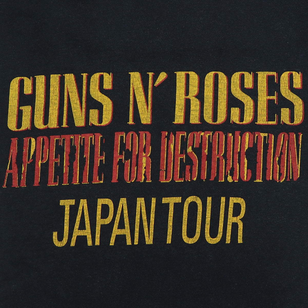 Original vintage 1988 Guns N Roses Appetite For Destruction Japan 