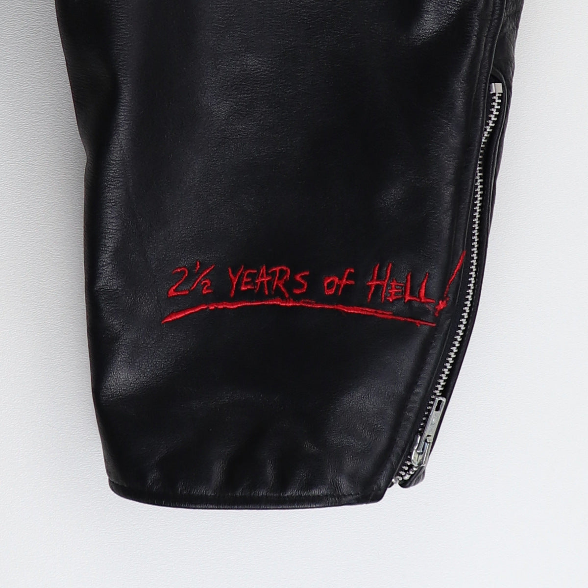Saint laurent blood luster leather jacket top