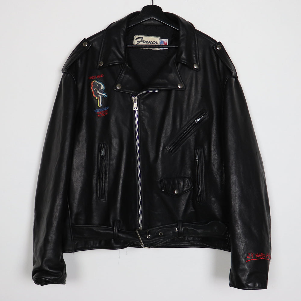 1991 Guns N Roses Use Your Illusion Tour Crew Leather Jacket