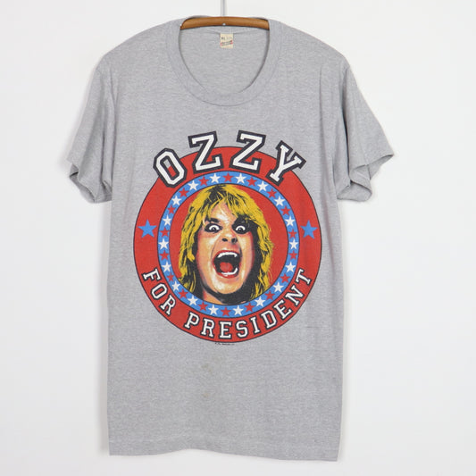 1984 Ozzy Osbourne Ozzy For President Shirt