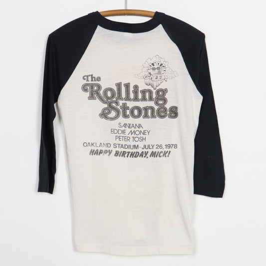 1978 Rolling Stones Happy Birthday Mic Concert Jersey Shirt