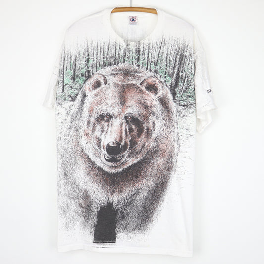 1990s Bear All Over Print Shirt