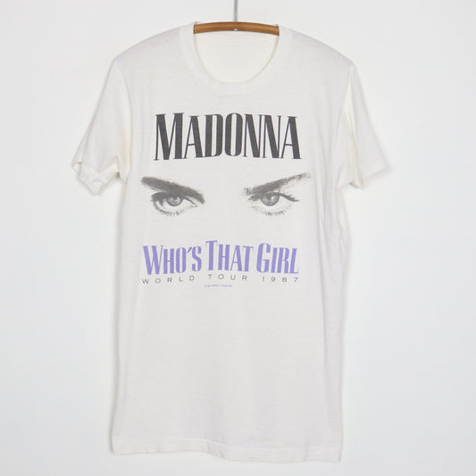 1987 Madonna Who's That Girl World Tour Shirt