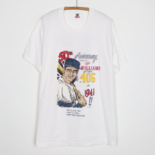 1991 Ted Williams Day 50th Anniversary Shirt