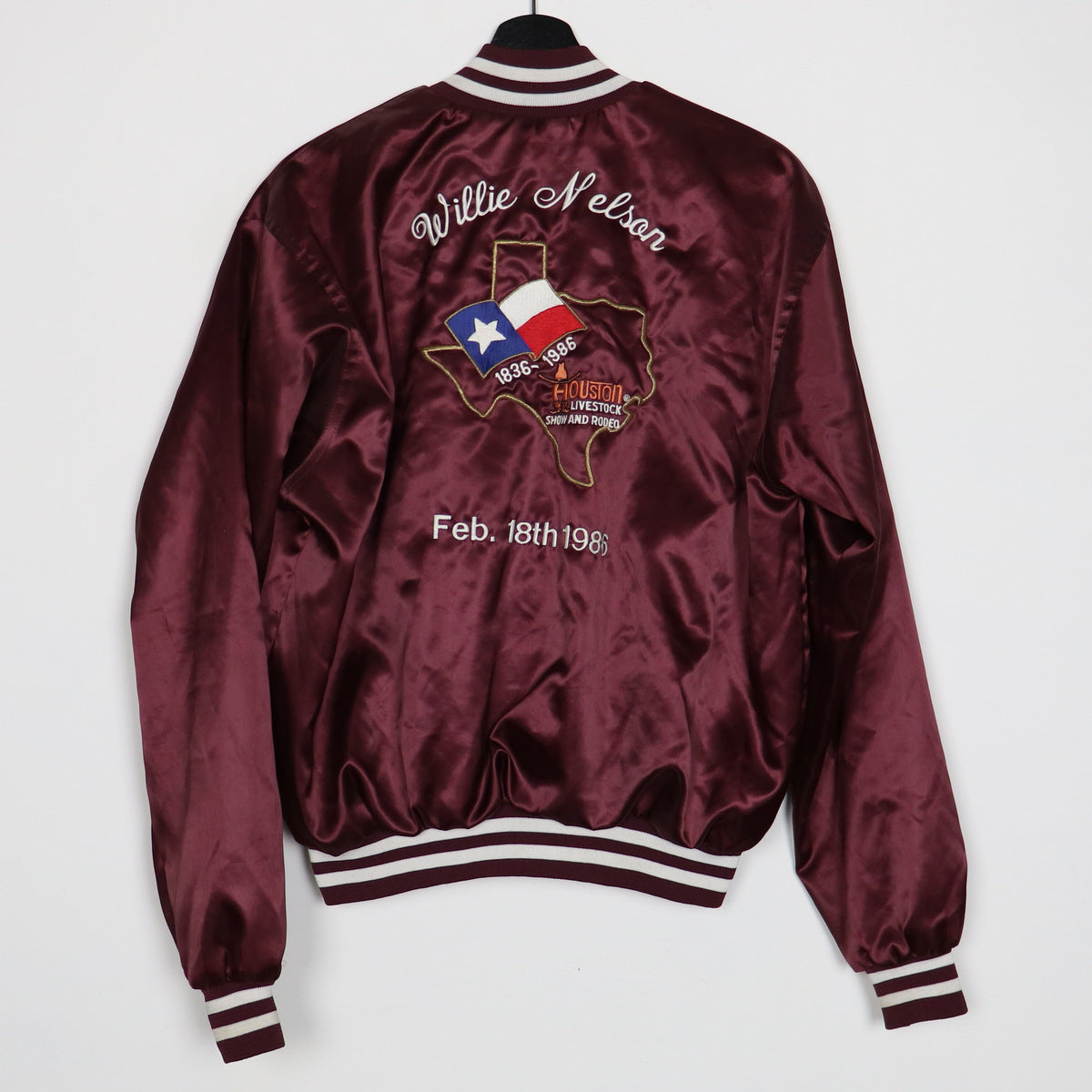 Veste De Rodéo Vintage 1986 - Houston Livestock Show And Rodeo (satinée)