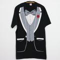 1990s Tuxedo Suit Costume Shirt
