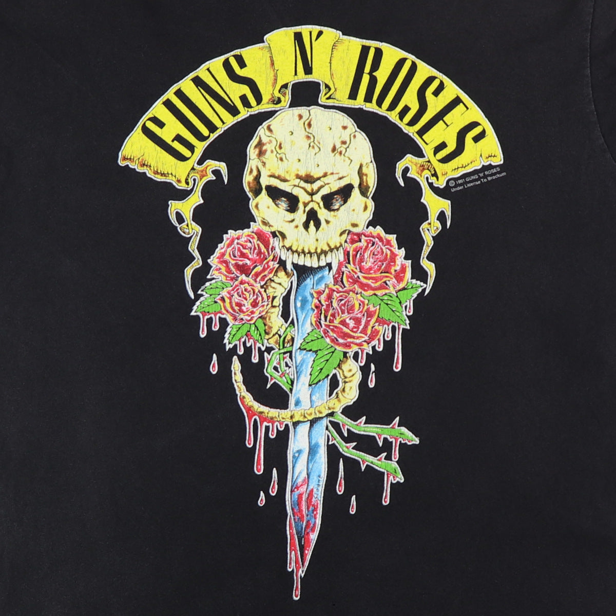 1991 Guns N Roses Here Today Gone To Hell Shirt