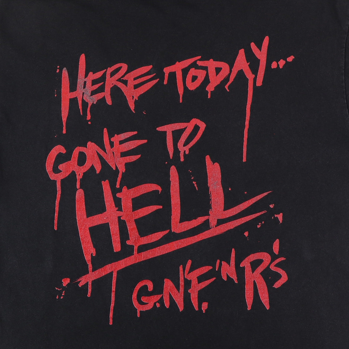 1991 Guns N Roses Here Today Gone To Hell Shirt | Authentic