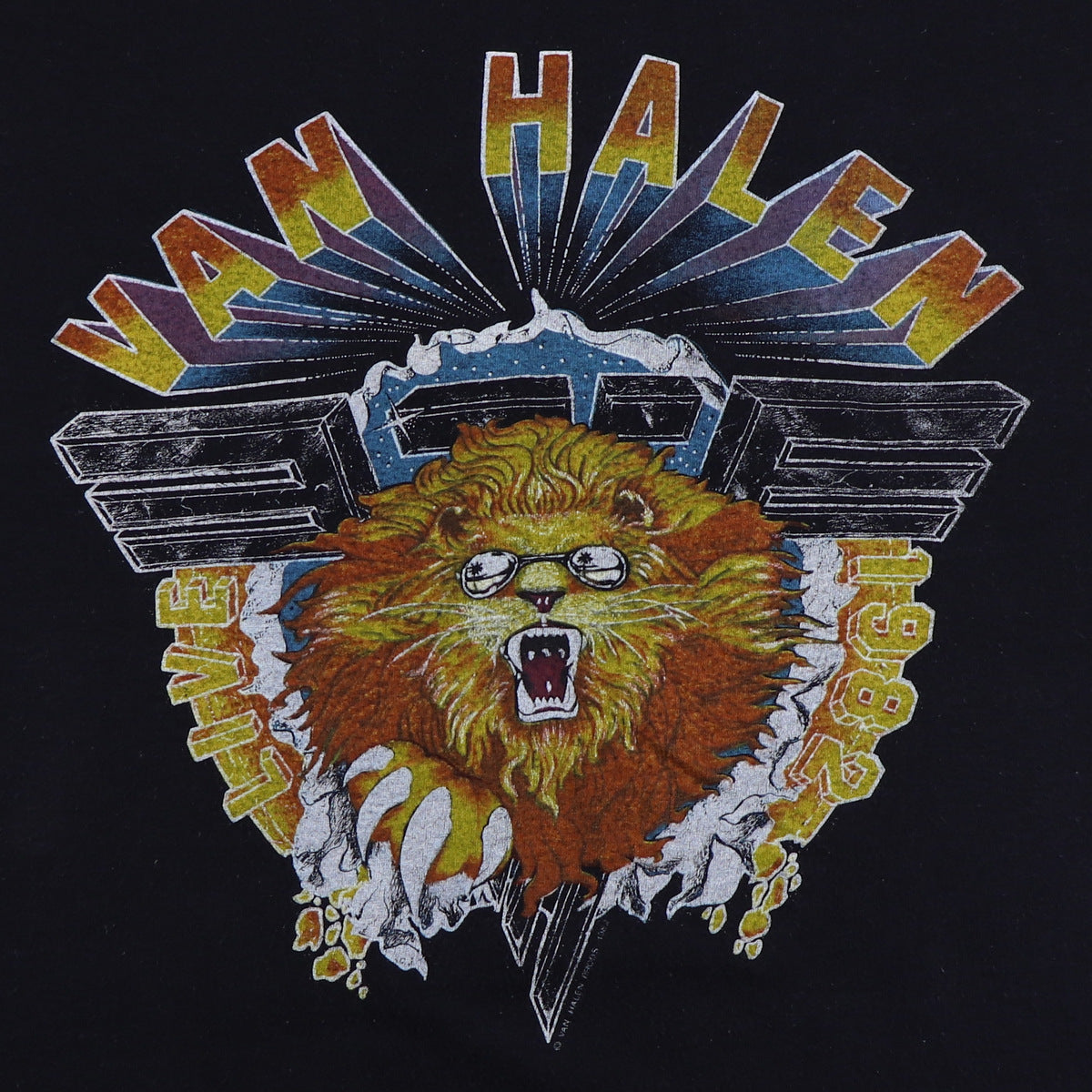 1982 Van Halen Diver Down Shirt