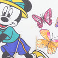 1990s Mickey Mouse Disney Butterflies All Over Print Shirt