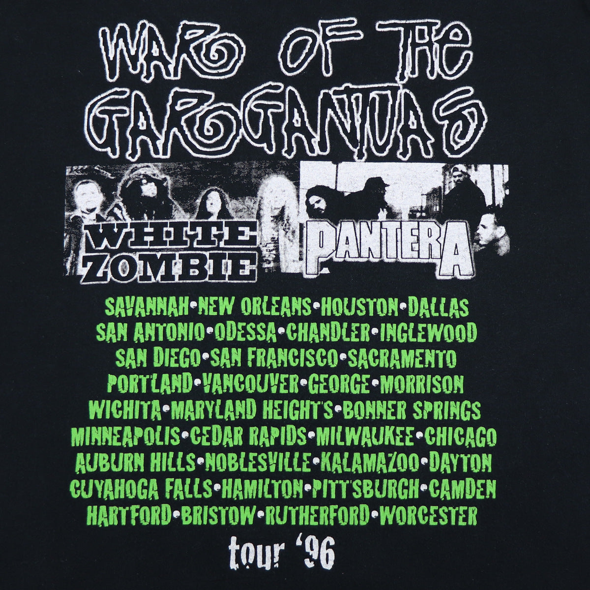 1996 White Zombie Astro Creep 2000 Tour Shirt | Authentic Vintage