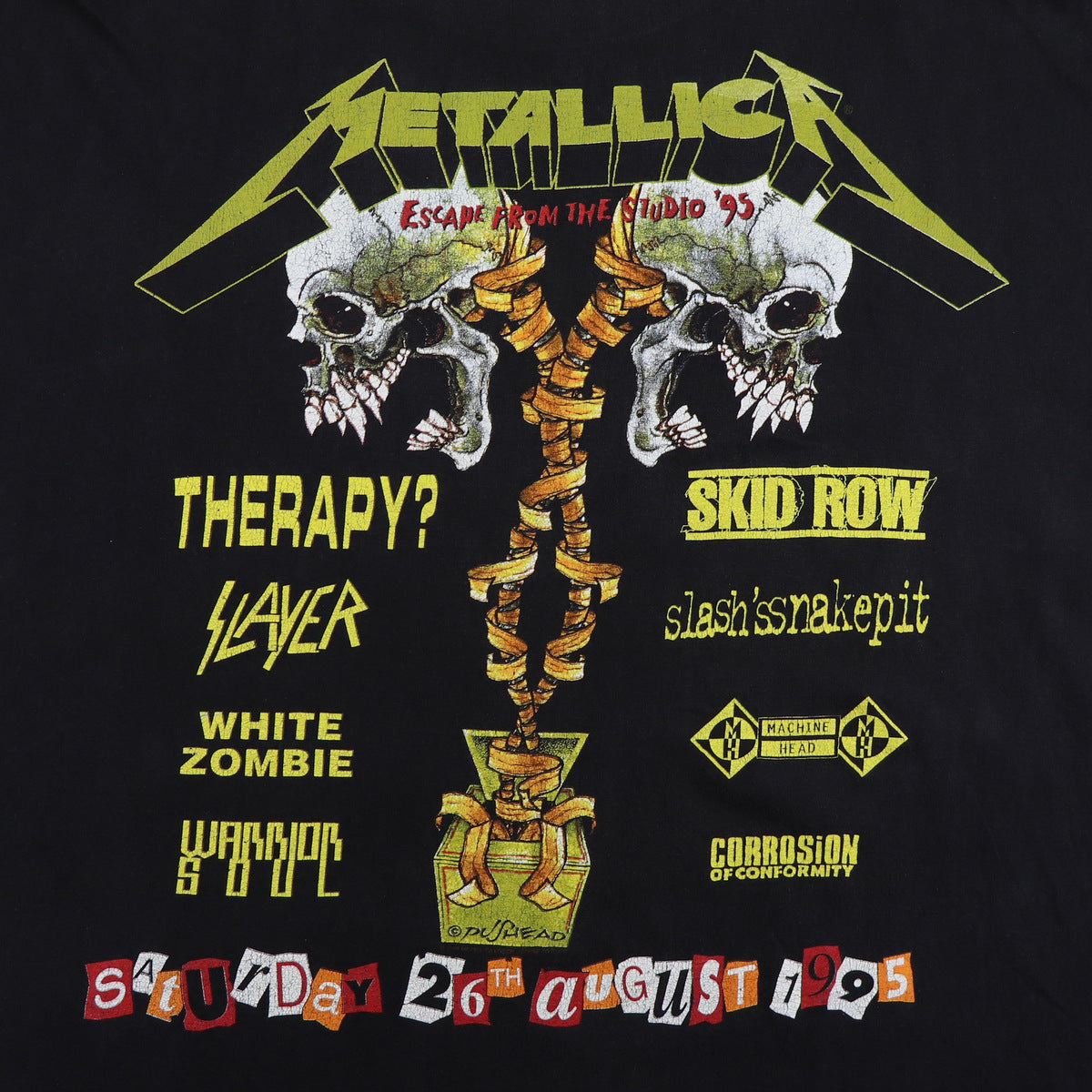 1995 Metallica Donnington Park Concert Shirt – WyCo Vintage