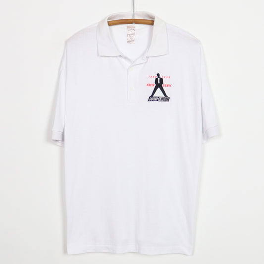 1990 David Bowie Sound + Vision Tour Crew Polo Shirt
