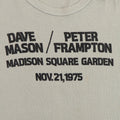 1975 Peter Frampton Dave Mason Madison Square Garden Concert Shirt