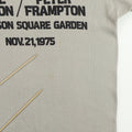 1975 Peter Frampton Dave Mason Madison Square Garden Concert Shirt