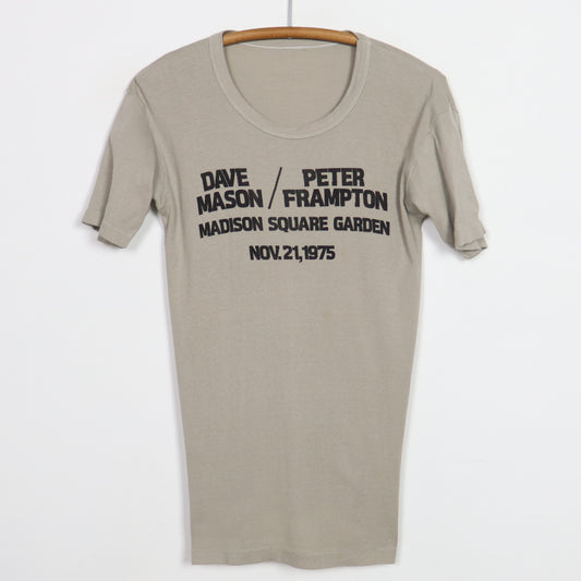 1975 Peter Frampton Dave Mason Madison Square Garden Concert Shirt