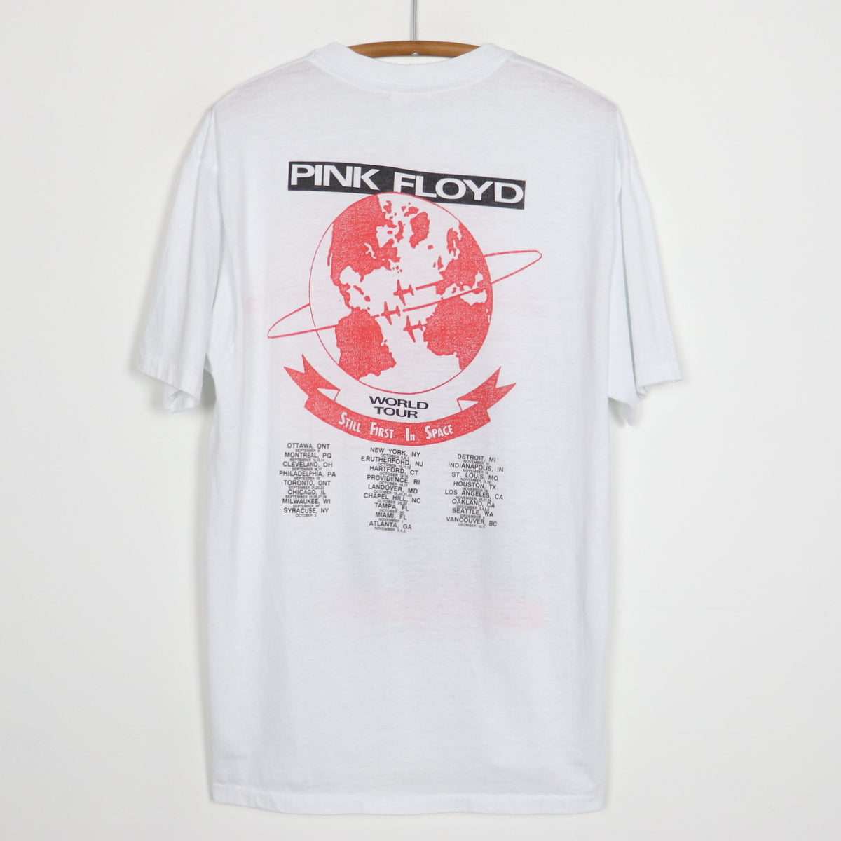 1987 Pink Floyd Momentary Lapse Of Reason World Tour Shirt | WyCo