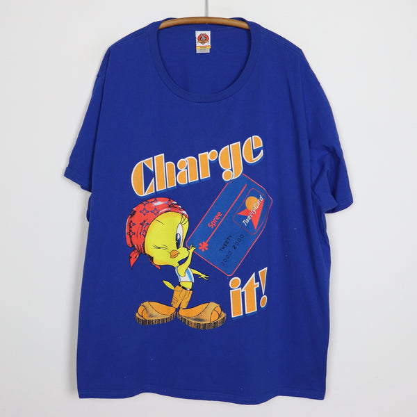 2000 Tweety Bird Charge It Warner Brothers Shirt