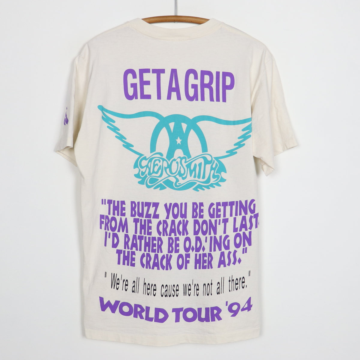 1994 Aerosmith Get A Grip Tour Shirt | Authentic Vintage Tee 