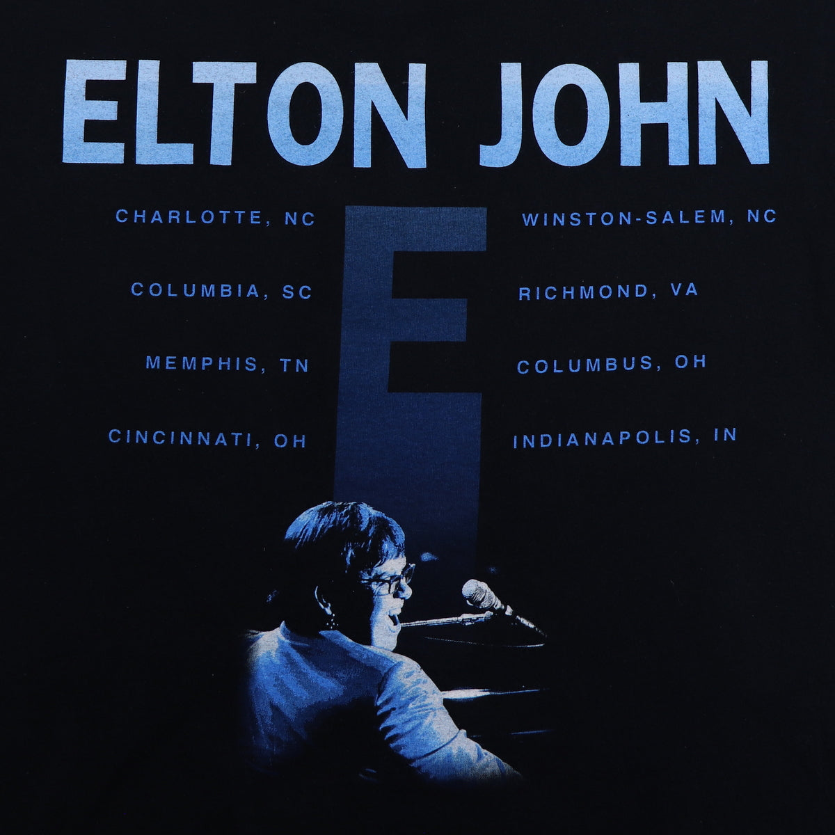 1997 Elton John Tour Shirt | Authentic Vintage Tee – WyCo Vintage