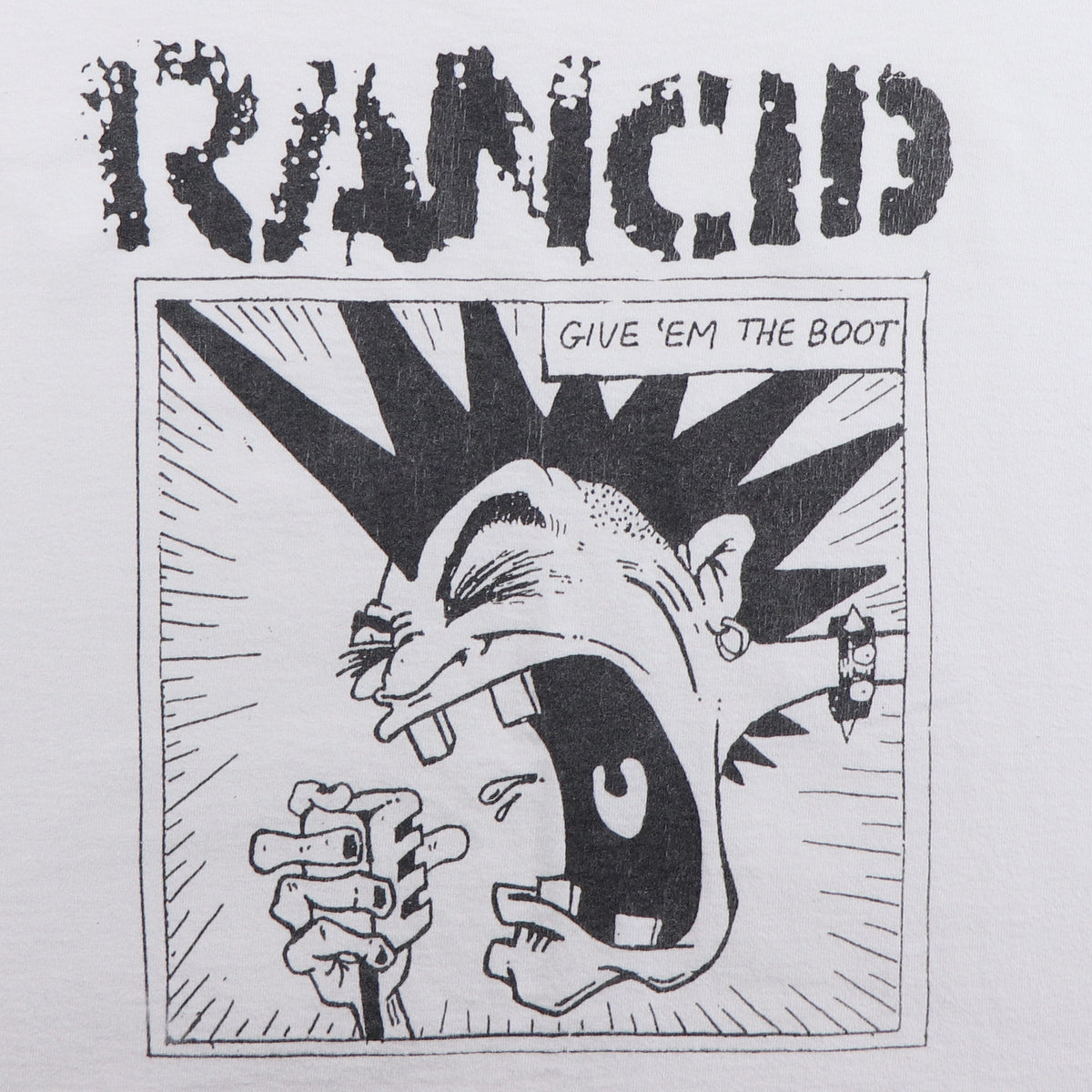 Original vintage 1994 Rancid Give Em The Boot Shirt | WyCo Vintage