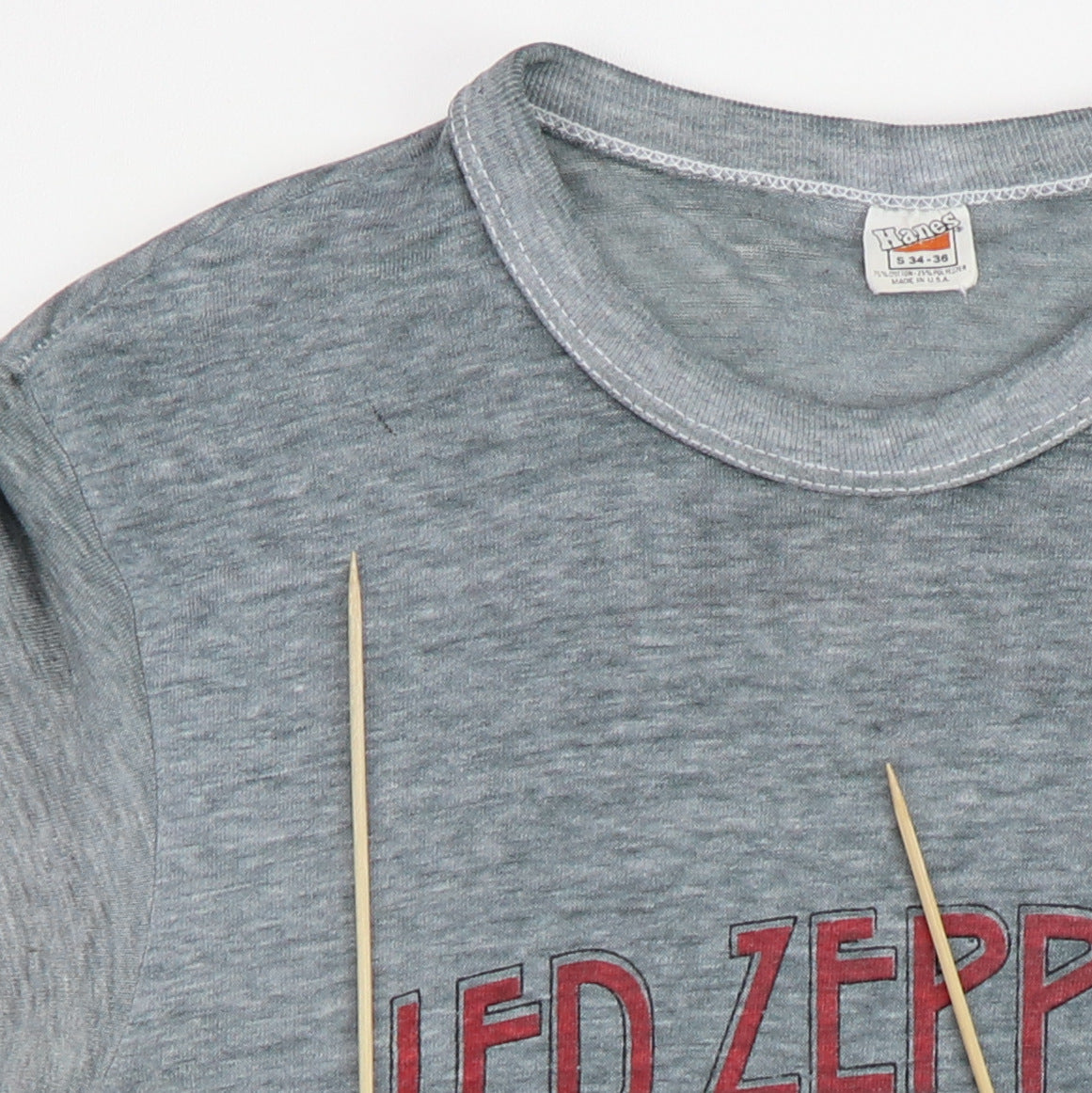 1980 Led Zeppelin Over Europe Final Tour Shirt