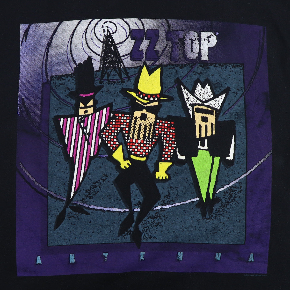 ZZ Top Antenna World Tour Lサイズ 古着 バンT 90's Antenna “ZZ Top