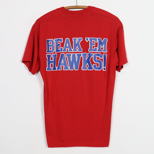1980s Kansas University Jayhawks Beak Em Hawks Shirt