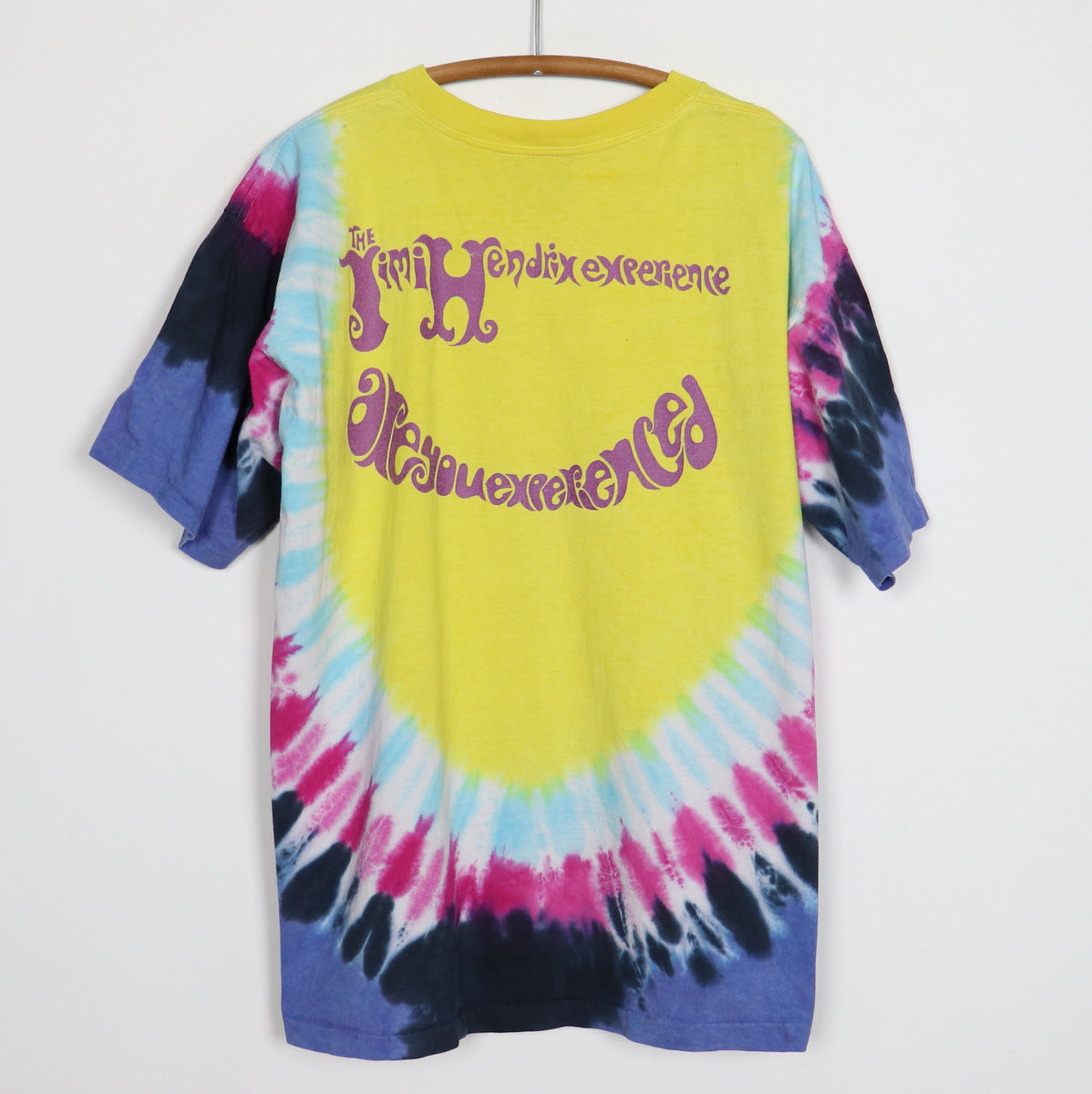 2002 Jimi Hendrix Experience Are You Experienced Tie Dye Shirt