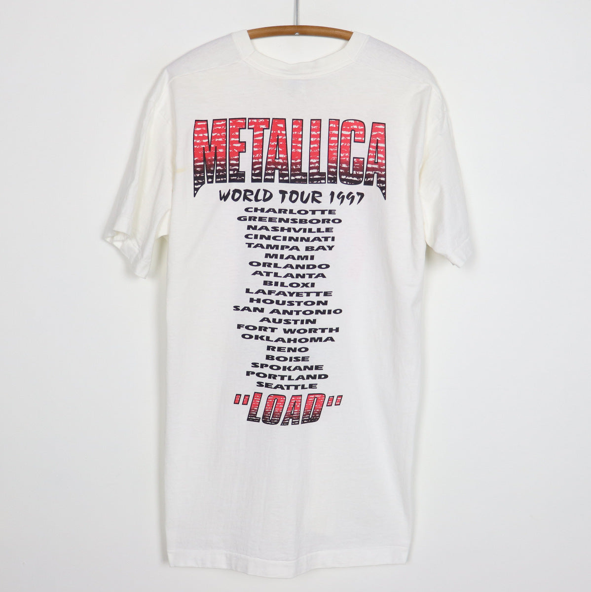 1997 Metallica Load World Tour Shirt