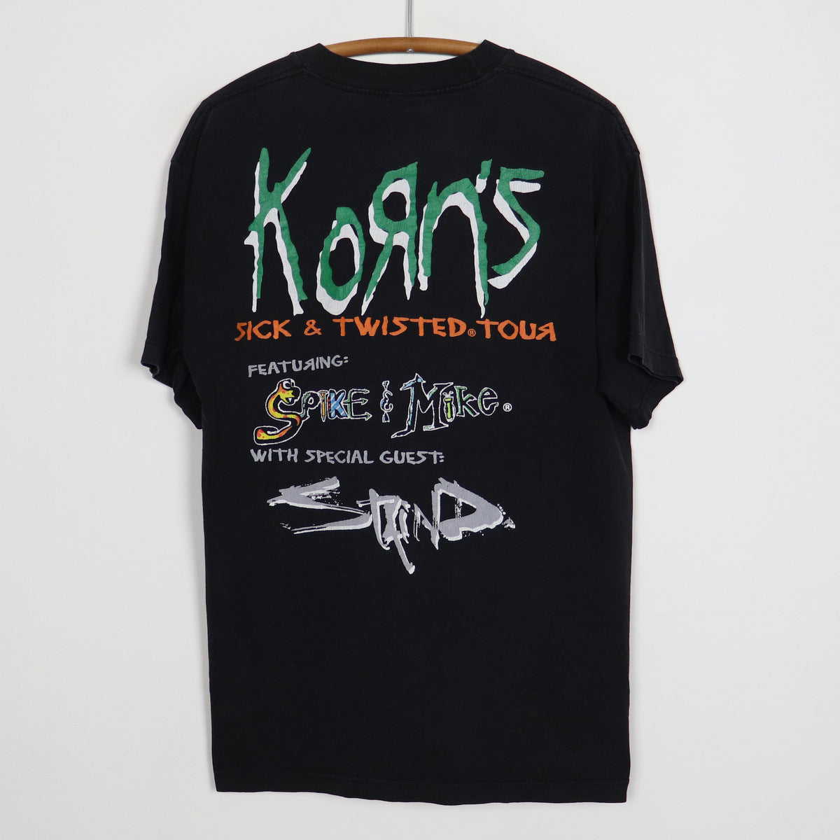2000 Korn Sick & Twisted Tour Shirt | Authentic Vintage Tee – WyCo 