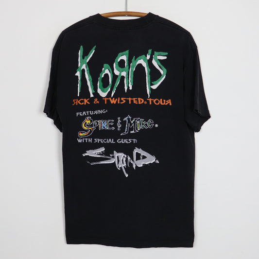 2000 Korn Sick & Twisted Tour Shirt