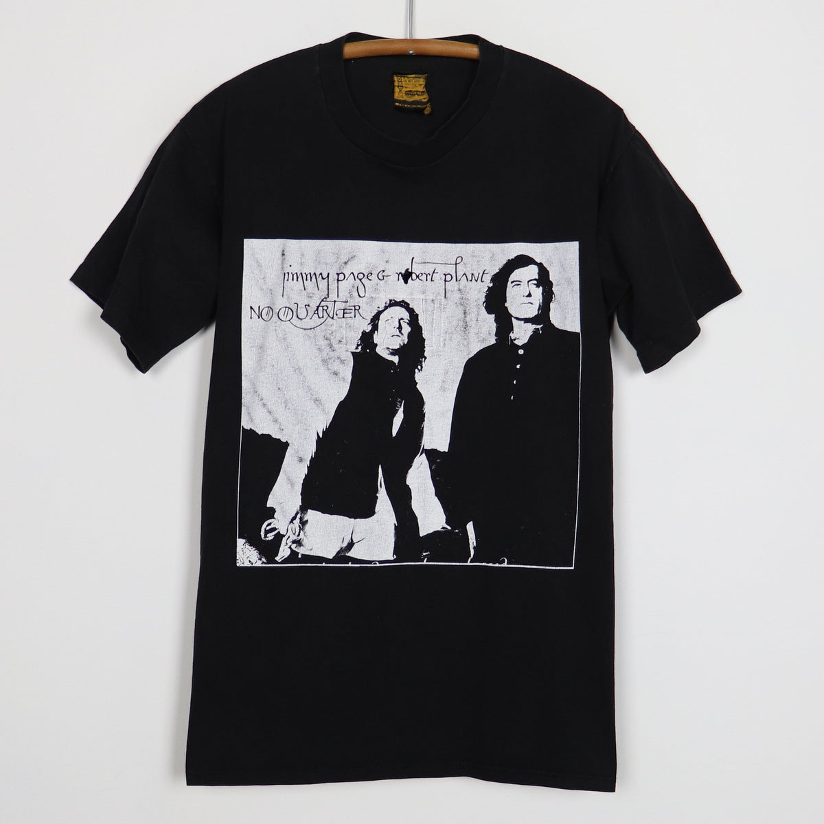 1995 Jimmy Page Robert Plant No Quarter Tour Shirt | Authentic