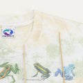 1993 Rainforest Frogs Liquid Blue Tie Dye Shirt
