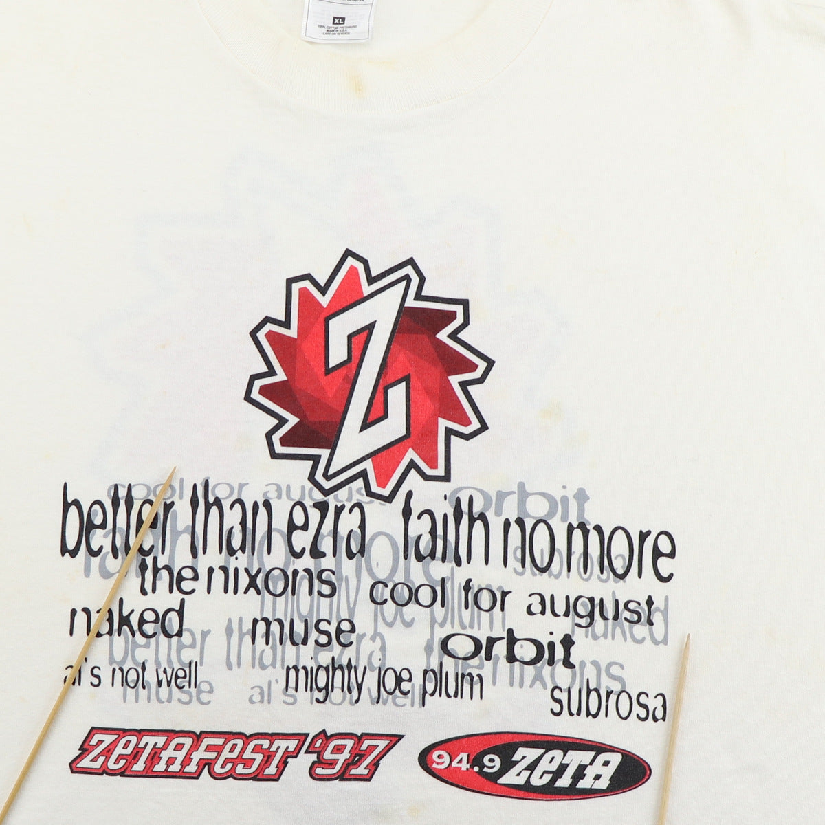 1997 Zetafest Music Festival Shirt | Authentic Vintage Tee – WyCo