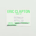 1987 Eric Clapton Local Backstage Pass