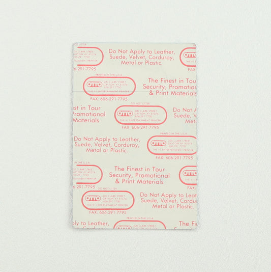 1991 Charlie Daniels Renegade Tour Local Crew Backstage Pass