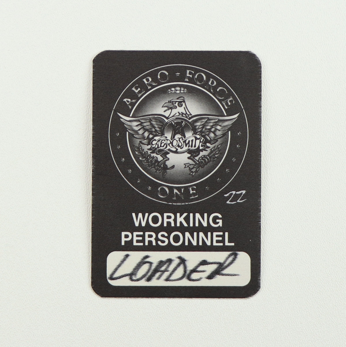 1993 Aerosmith Aero Force One Tour Loader Backstage Pass