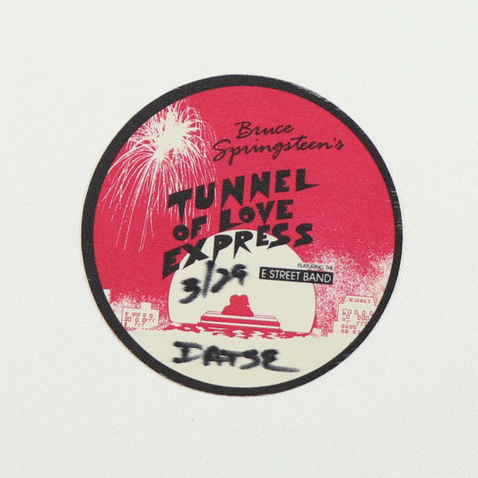 1988 Bruce Springsteen Tunnel Of Love Express Tour Backstage Pass