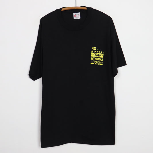 1998 Michael Bolton Wynonna Judd Crew Concert Shirt