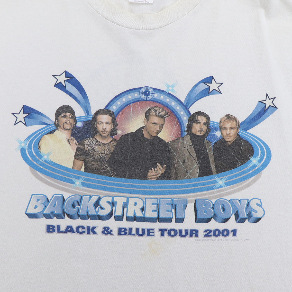 Vintage Backstreet Boys Black & Blue World Tour 2001 Giant T
